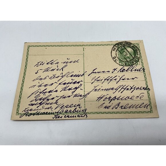 United States And Germany Antique Postal Cards Canceled And Used, Lot of 6 AS-IS - Picture 7 of 16